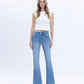 Front product images of Majestic Grace - High Rise Full Length Flare Jeans