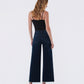Back product images of Blissful Spring - High Rise Ankle Wide Leg Jeans