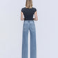 Back product images of Resplendent Wave - Mid Rise Slim Wide Leg Jeans