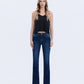 Front product images of Uplifted Gleam - High Rise Seamless WB Raw Hem Bootcut Jeans