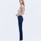 Left side product images of Glorious Joy - Mid Rise Ankle Slim Straight Jeans