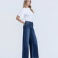 Right 45 degrees product image of Beaming - High Rise Fused Waistband Palazzo Jeans