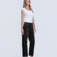 Right 45 degrees product image of Velvet Stone - High Rise Velvet Flocked Barrel Jeans