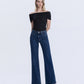 Front product images of Lingering - High Rise Vintage Flare Jeans