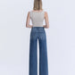 Back product images of Seduction - High Rise Distressed Wide Leg Jeans
