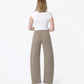Back product images of Ash - High Rise Darted Ankle Wide Barrel Jeans