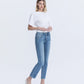 Right 45 degrees product image of Zestful Symphony - Mid Rise Ankle Slim Straight Jeans