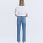 Back product images of Zestful Symphony - Mid Rise Ankle Slim Straight Jeans