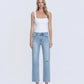 Front product images of Ethereal - High Rise Ankle Straight Jeans