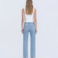 Back product images of Ethereal - High Rise Ankle Straight Jeans