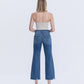 Back product images of Treasure - High Rise Raw Hem Vintage Flare Jeans