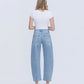 Back product images of  Brilliant - High Rise Hotfix Embellished Barrel Jeans