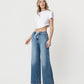 Left 45 degrees product image of Lady Bird - High Rise Waist Tie Twist Wide Leg Jeans