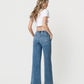 Back product images of Lady Bird - High Rise Waist Tie Twist Wide Leg Jeans
