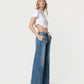 Right 45 degrees product image of Lady Bird - High Rise Waist Tie Twist Wide Leg Jeans