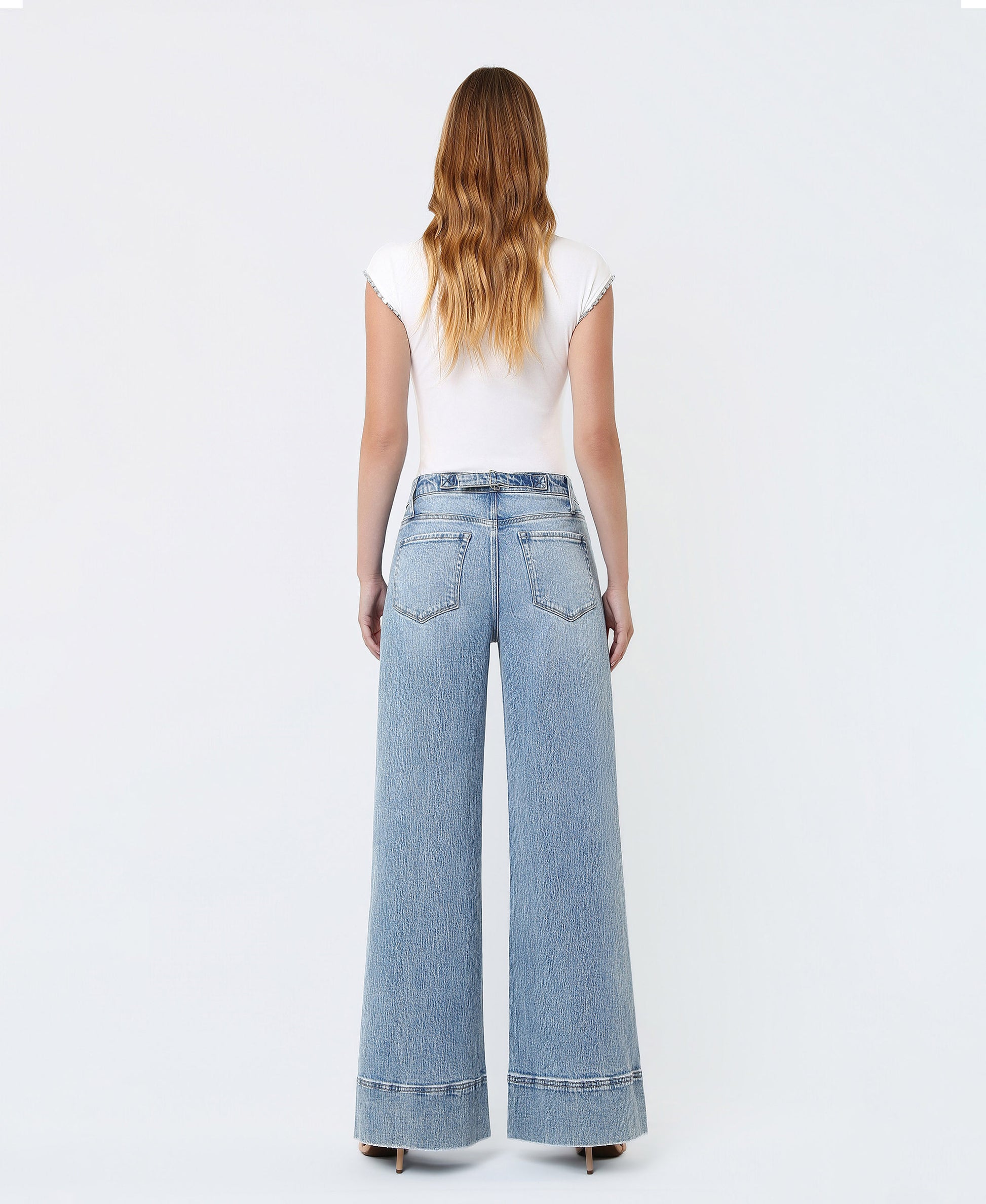 Back product images of Daydream - High Rise Extreme Wide Leg Jeans