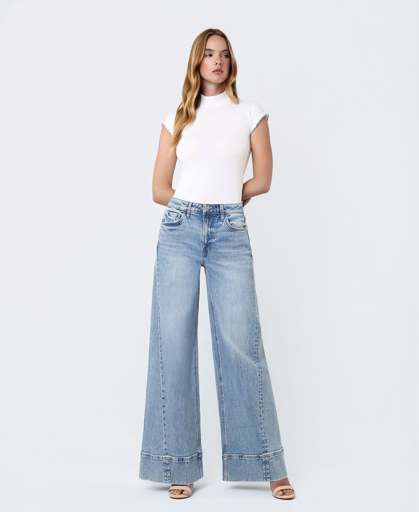 Front product images of Daydream - High Rise Extreme Wide Leg Jeans