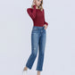 Right 45 degrees product image of Grandmaster - Mid Rise Ankle Straight Jeans