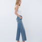 Right 45 degrees product image of Fantasy - High Rise Patch Pocket Slim Wide Leg Jeans