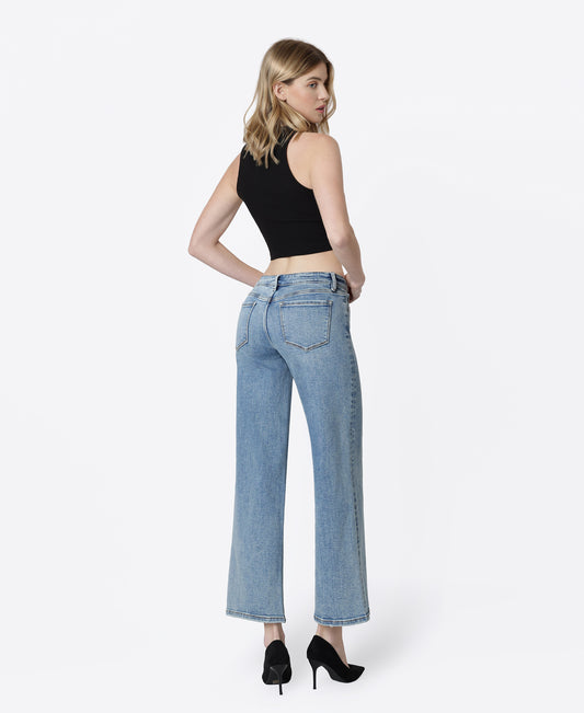 Back product images of Gem - Low Rise Wide Leg Jeans