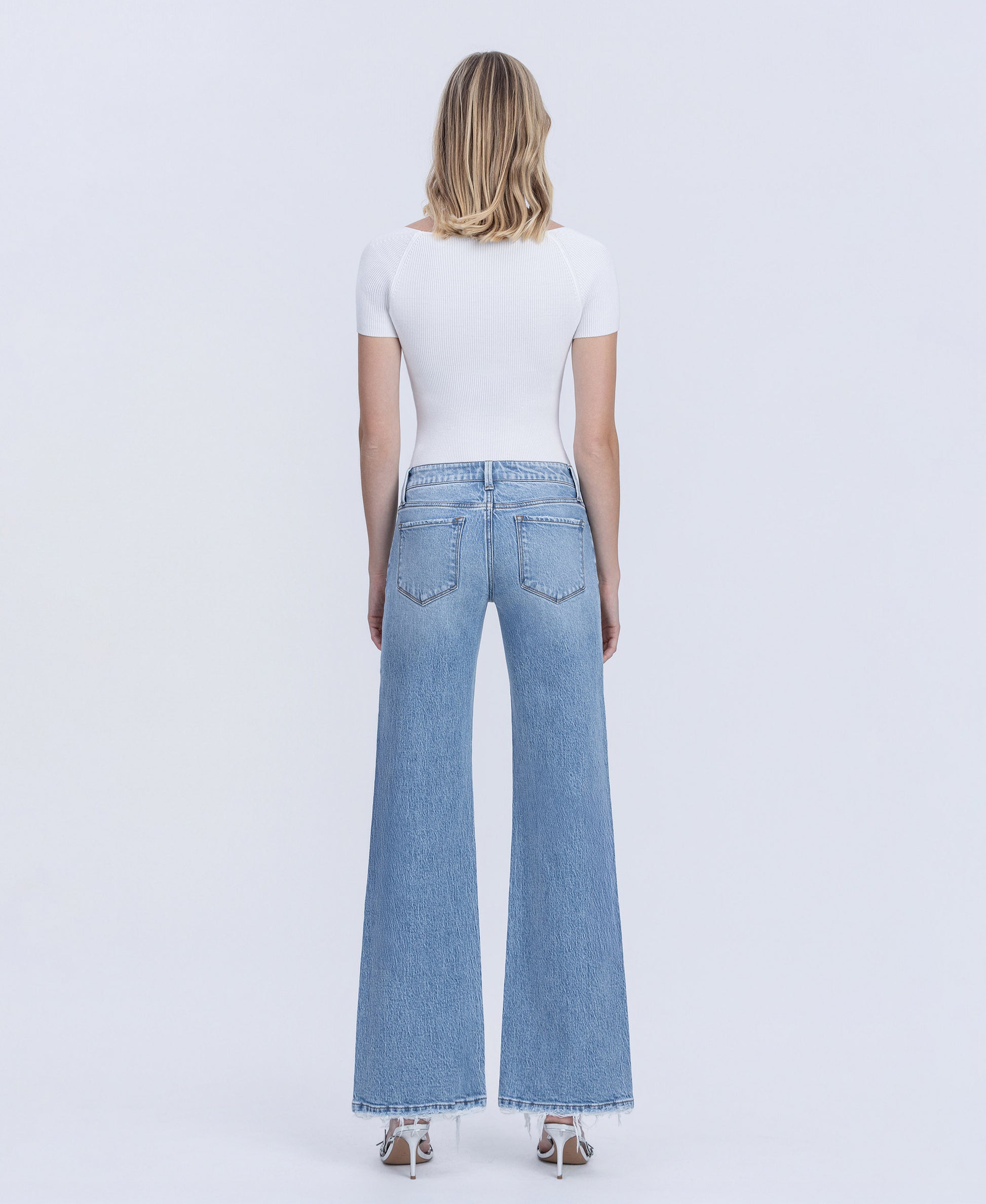 Back product images of Charmed - Low Rise Vintage Flare Jeans