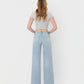 Back product images of Great Rapids - High Rise Side Panel Wide Leg Jeans