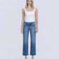 Front product images of Aventurine - Mid Rise Ankle Straight Jeans.
