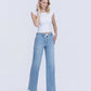 Right 45 degrees product image of Humor - High Rise Elastic Drawstring WB Wide Leg Jeans