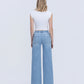 Back product images of Humor - High Rise Elastic Drawstring WB Wide Leg Jeans