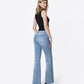 Back product images of Idolize - Low Rise Distressed Easy Flare Jeans