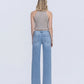 Back product images of Illustrative - Mid Rise Distressed Full Length Wide Leg Jeans