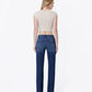 Back product images of Medium Dark - Mid Rise Full Length Straight Jeans