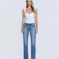 Front product images of Innovative - Mid Rise Full Length Straight Jeans
