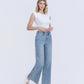 Right 45 degrees product image of Floral - High Rise Floral Print Wide Leg Jeans