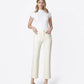 Front product images of Natural - High Rise Patch Pocket Slim Wide Leg Jeans
