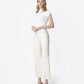 Left 45 degrees product image of Natural - High Rise Patch Pocket Slim Wide Leg Jeans