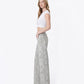 Left side product images of Leopard - Low Rise Full Length Wide Leg Jeans