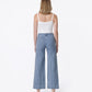 Back product images of Stripe - High Rise Patch Pocket Striped Crop Wide Leg Jeans
