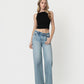 Front product images of Fun Day - High Rise Full Length Tinted Wide Leg Jeans