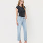 Right 45 degrees product image of Swanky - Mid Rise Crop Slim Wide Leg Jeans