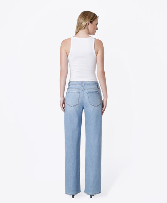 Back product images of Energetic - Mid Rise Full Length Wide Leg Jeans