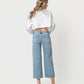 Back product images of Focused - Low Rise Tinted Crop Wide Leg Jeans