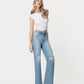 Right 45 degrees product image of Beautiful Day - Super High Rise Distressed Vintage Flare Jeans