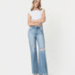 Front product images of Beautiful Day - Super High Rise Distressed Vintage Flare Jeans