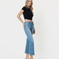 Right 45 degrees product image of Leo - High Rise Crop Flare Jeans