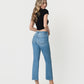 Back product images of Leo - High Rise Crop Flare Jeans