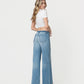 Back product images of Insightful - Low Rise Tinted Wide Flare Jeans