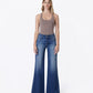 Front product images of Promising - High Rise Raw Hem Vintage Flare Jeans