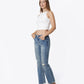 Left 45 degrees product image of Apollo - Mid Rise Tinted Ankle Straight Jeans