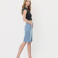 Right side product images of Conciliate - Super High Rise Side Seam Denim Jorts